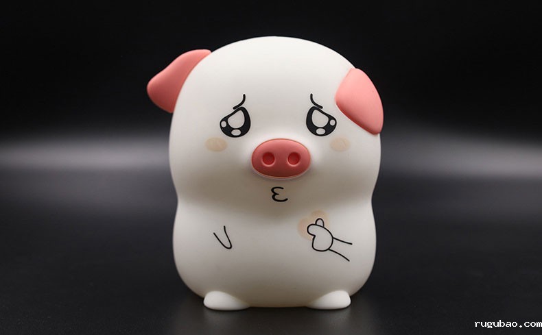 七彩硅胶拍拍灯usb充电led节